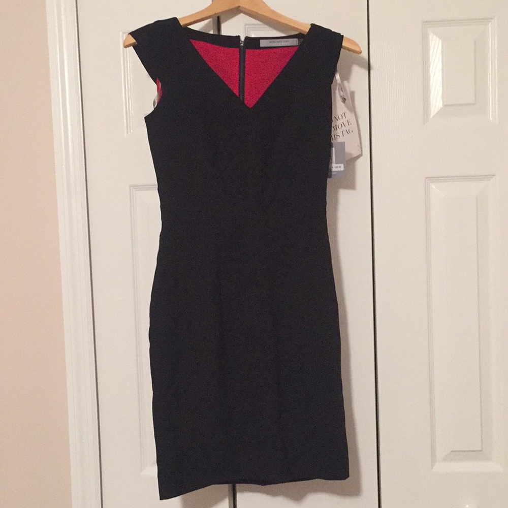 Fitted black dress